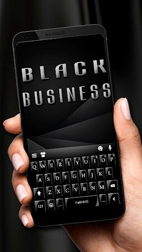 Black Business Keyboard - Image screenshot of android app