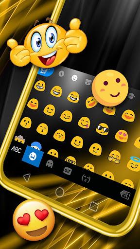 Black Gold Luxury Keyboard The - عکس برنامه موبایلی اندروید