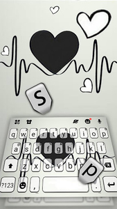 Black Heartbeat Theme - Image screenshot of android app