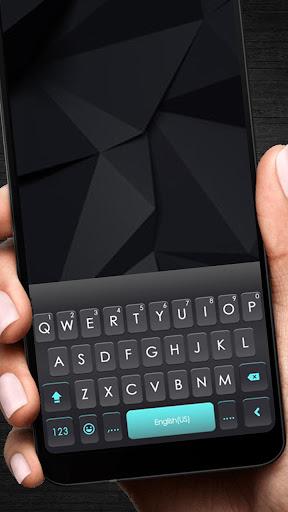 Black Simple Business Keyboard Theme - Image screenshot of android app