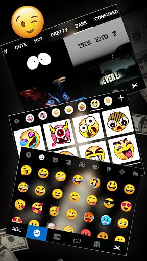 Burning Dollars Keyboard Background - Image screenshot of android app