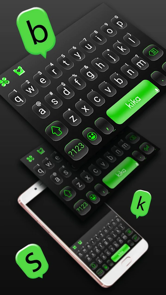 Bussiness Classic Black Keyboard Theme - Image screenshot of android app