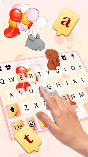 Cartoon Love Keyboard Theme - عکس برنامه موبایلی اندروید