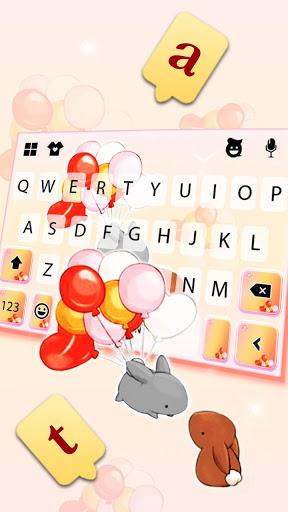 Cartoon Love Keyboard Theme - عکس برنامه موبایلی اندروید