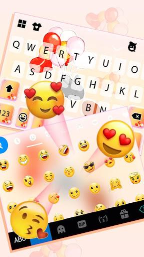 Cartoon Love Keyboard Theme - عکس برنامه موبایلی اندروید