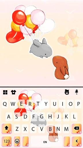 Cartoon Love Keyboard Theme - عکس برنامه موبایلی اندروید