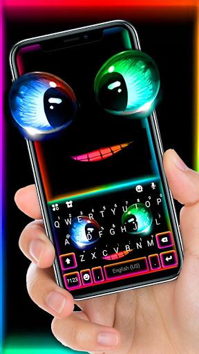 Cartoon Smile Keyboard Theme - Image screenshot of android app