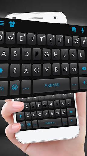Classic Blue Business Keyboard Theme - Image screenshot of android app