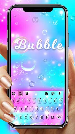 Color Bubbles Keyboard Theme - Image screenshot of android app