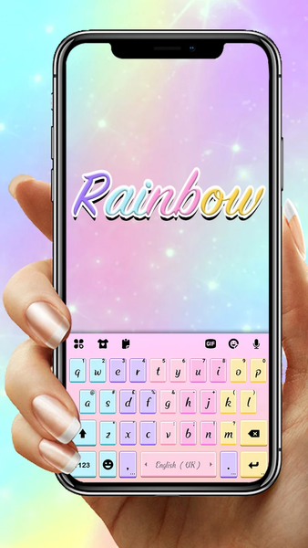 Colorful Rainbow Theme - Image screenshot of android app