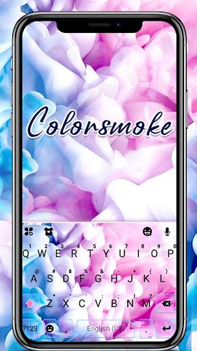 Colourful Smoke Theme - Image screenshot of android app