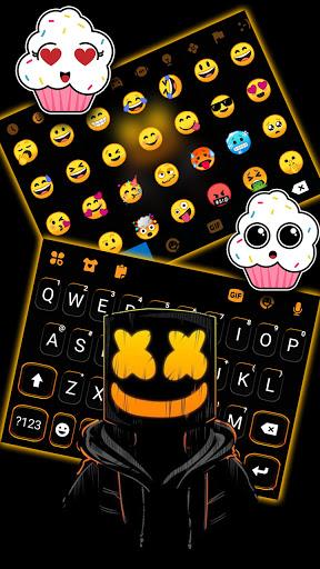 Cool Black DJ Keyboard Background - عکس برنامه موبایلی اندروید