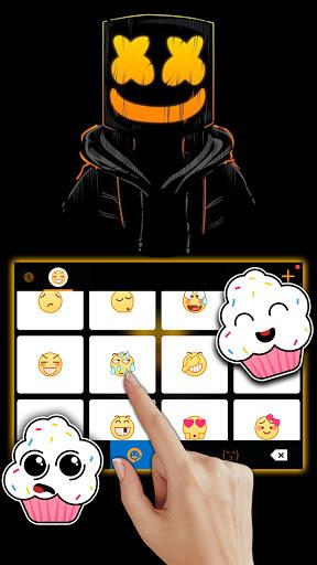 Cool Black DJ Keyboard Background - عکس برنامه موبایلی اندروید