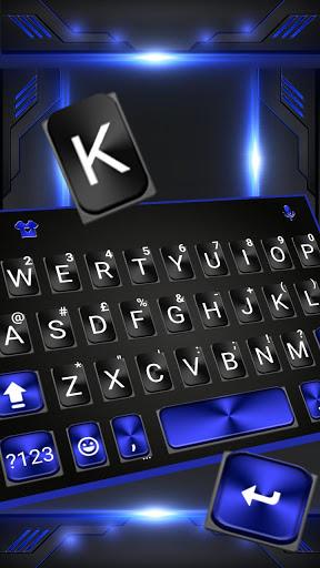 Cool Black Plus Keyboard Theme - Image screenshot of android app