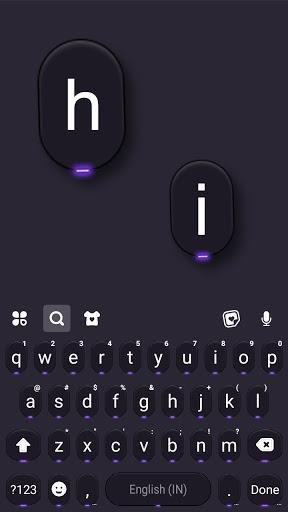 Cool Neon SMS Keyboard Background - عکس برنامه موبایلی اندروید