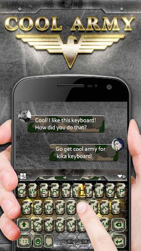 Cool Army Camo Keyboard Theme - عکس برنامه موبایلی اندروید