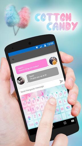 CottonCandy Keyboard Backgroun - Image screenshot of android app