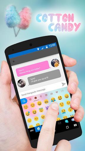 CottonCandy Keyboard Backgroun - Image screenshot of android app