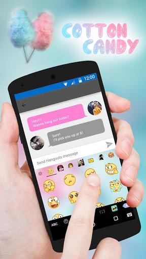 CottonCandy Keyboard Backgroun - عکس برنامه موبایلی اندروید