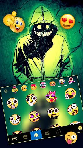 Creepy Smile Keyboard Theme - عکس برنامه موبایلی اندروید