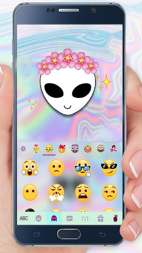 alien emoji wallpaper