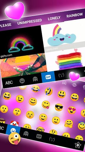 Cute Bunny Love Keyboard Theme - عکس برنامه موبایلی اندروید