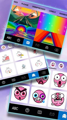 Cute Fluffy Cloud Keyboard Bac - عکس برنامه موبایلی اندروید