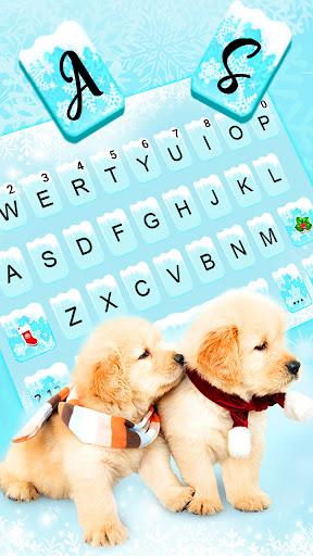 Cute Holiday Puppies Theme - عکس برنامه موبایلی اندروید
