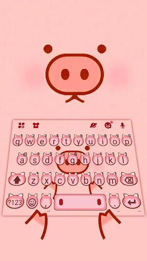 Cute Little Piggy Keyboard The - عکس برنامه موبایلی اندروید