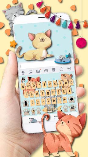 Cute Kittens Keyboard Theme - Image screenshot of android app