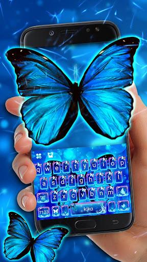 Neon Butterfly Theme - Image screenshot of android app