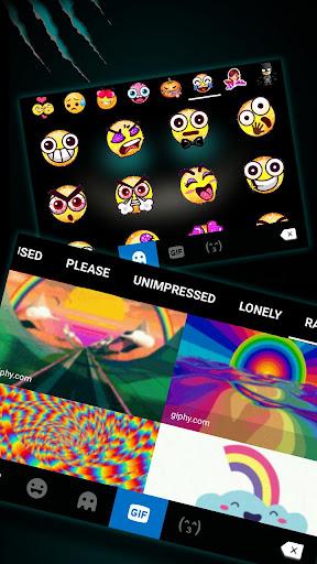 Devil Cat Smile Keyboard Theme - Image screenshot of android app