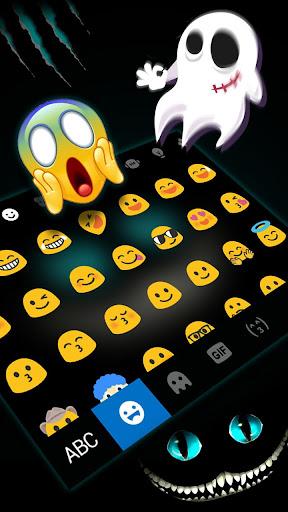 Devil Cat Smile Keyboard Theme - Image screenshot of android app