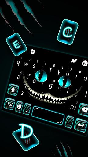 Devil Cat Smile Keyboard Theme - Image screenshot of android app