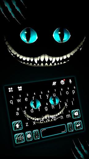 Devil Cat Smile Keyboard Theme - عکس برنامه موبایلی اندروید