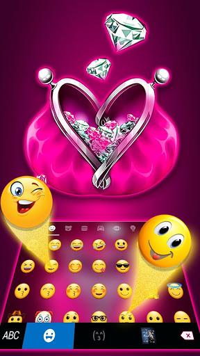 Diamond Purse Keyboard Theme - عکس برنامه موبایلی اندروید