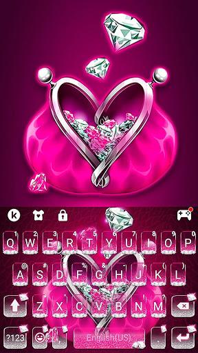 Diamond Purse Keyboard Theme - عکس برنامه موبایلی اندروید