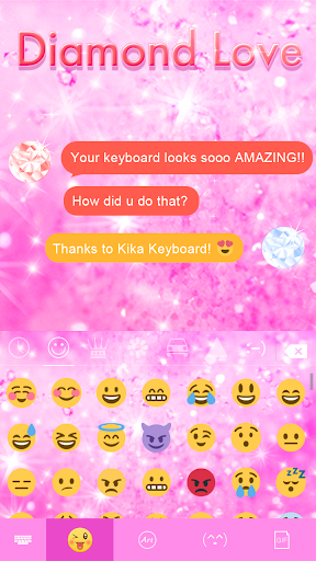 Diamond Love 💎 Keyboard Theme - Image screenshot of android app