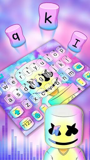 Dj Galaxy Cool Man Keyboard Theme - Image screenshot of android app
