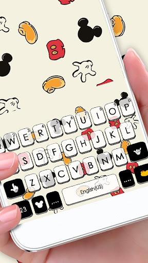 Doodle Cartoon Keyboard Theme - عکس برنامه موبایلی اندروید