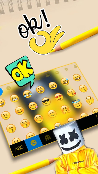 Doodle Dj Music Keyboard Theme - عکس برنامه موبایلی اندروید
