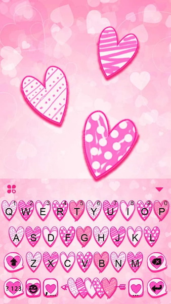 Doodle Love Pink Theme - عکس برنامه موبایلی اندروید