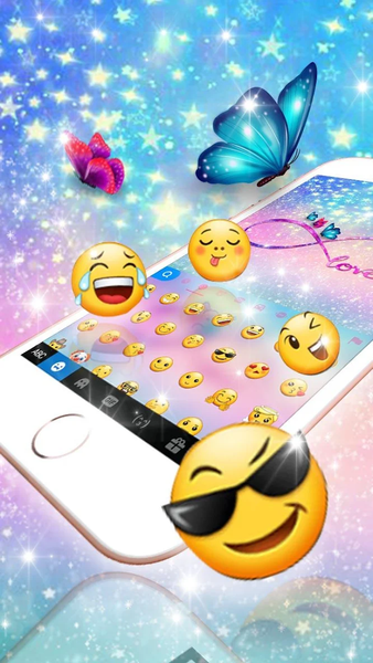 Dreamy Infinity Love Keyboard - عکس برنامه موبایلی اندروید