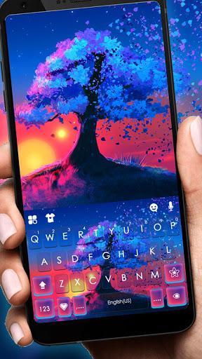 Dreamy Tree Keyboard Theme - Image screenshot of android app