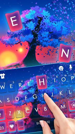Dreamy Tree Keyboard Theme - Image screenshot of android app