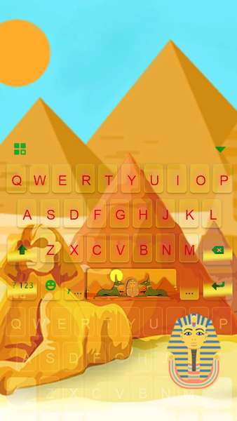 Egypt Pyramid Keyboard Theme - عکس برنامه موبایلی اندروید