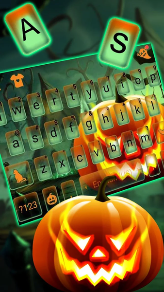 Evil Halloween Keyboard Theme - عکس برنامه موبایلی اندروید