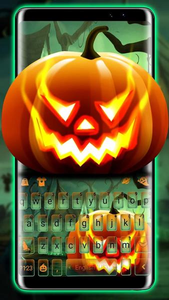 Evil Halloween Keyboard Theme - عکس برنامه موبایلی اندروید