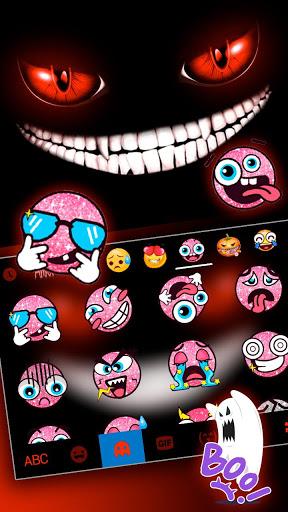 Evil Smile Keyboard Theme - Image screenshot of android app