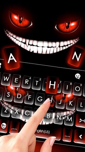 Evil Smile Keyboard Theme - Image screenshot of android app